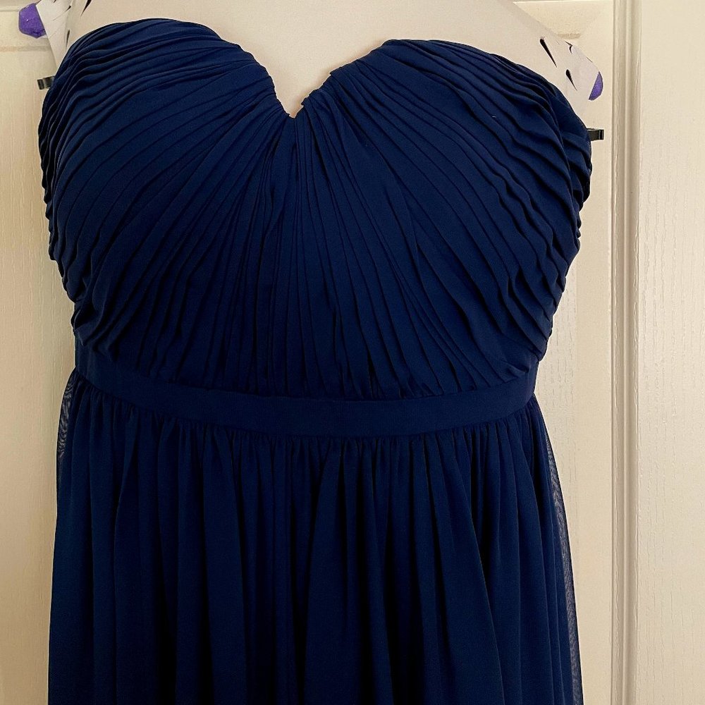 Size 6 Navy Blue Dove and Dahlia Bridesmaid dress